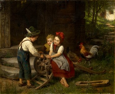 Rudolf Epp Der kleine Scherenschleifer 1878