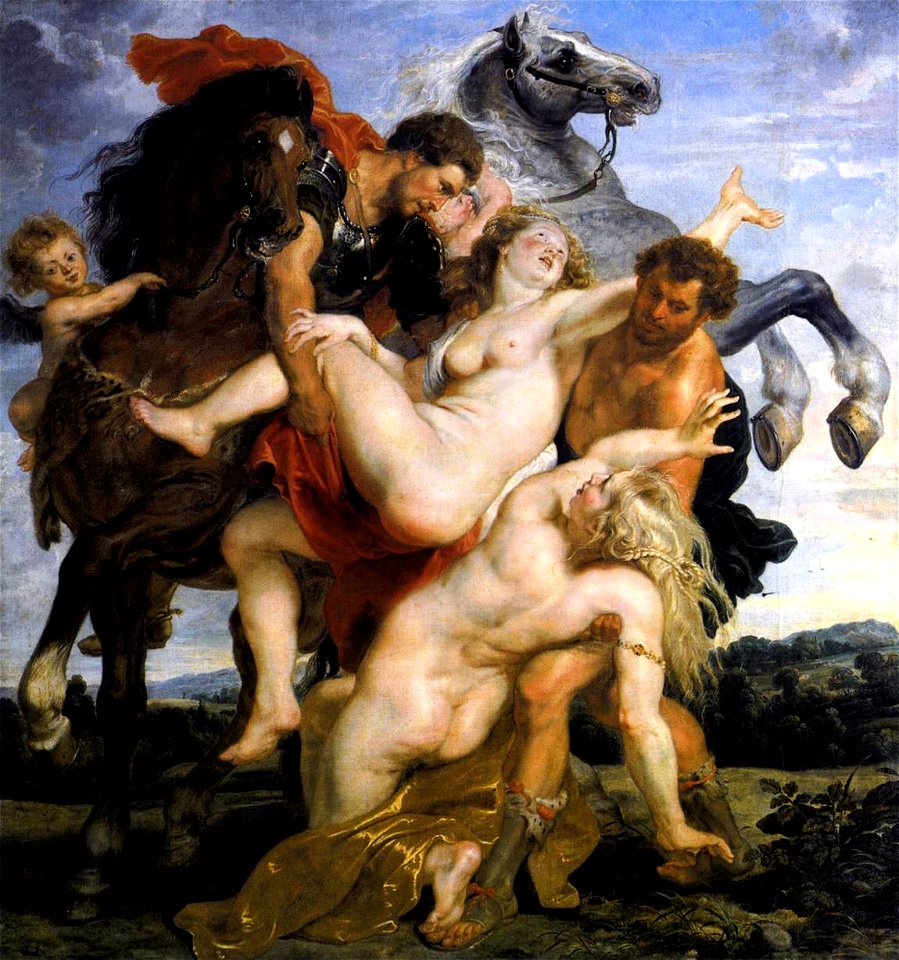 Peter Paul Rubens - Rape of the Daughters of Leucippus - WGA20299