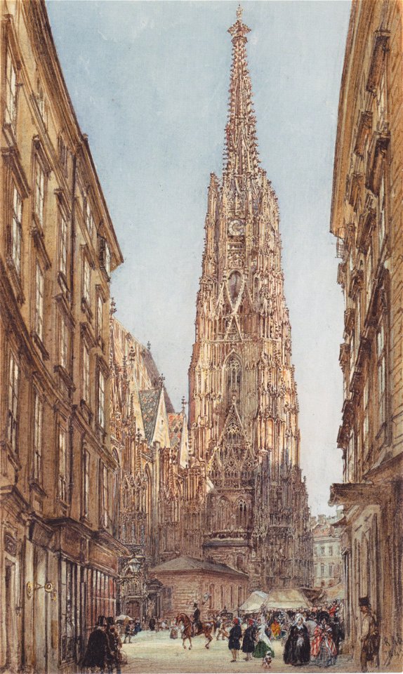 Rudolf von Alt - Der Stephandsdom in Wien - 1847