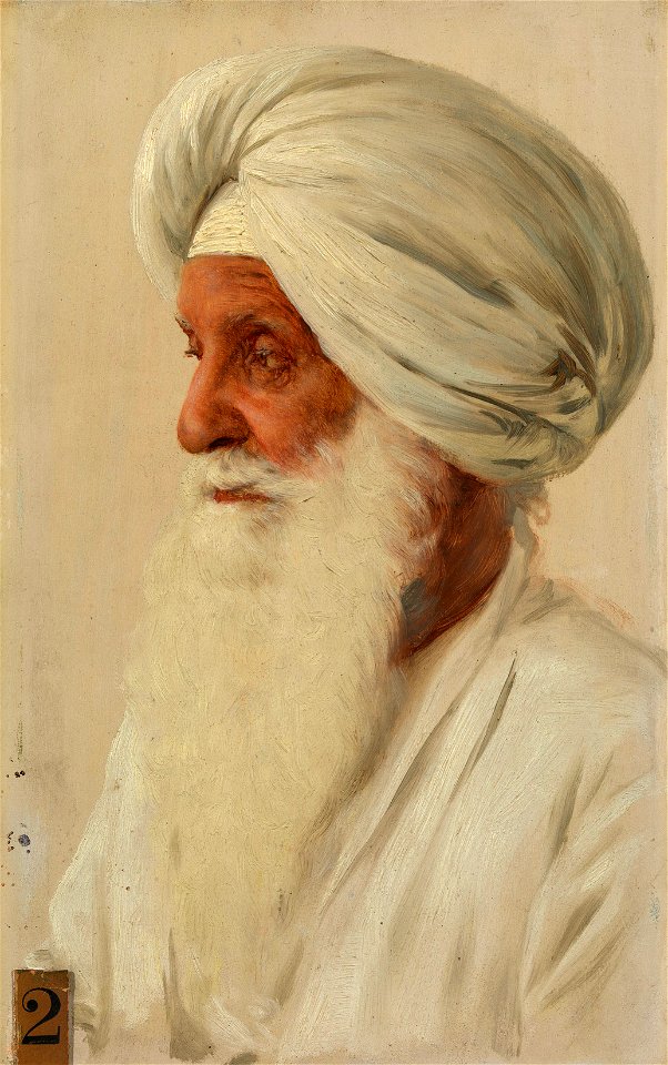 Rudolf Swoboda (1859-1914) - Sardar Bir Singh - RCIN 403815 - Royal Collection