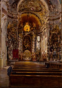 Rudolf Huthsteiner Blick in die Asam-Basilika zu Osterhofen