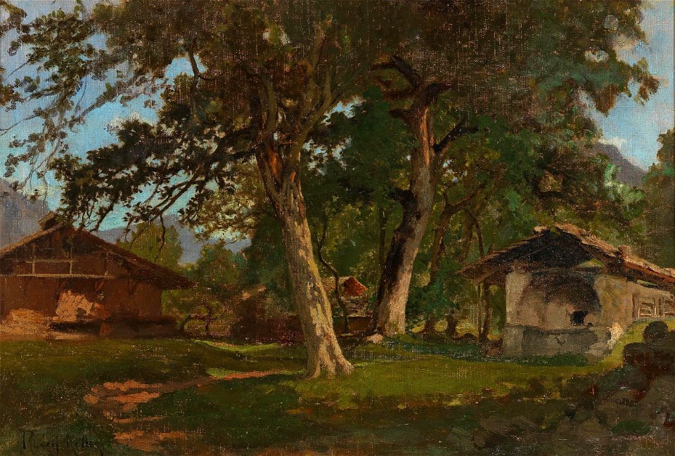 Rudolf Koller Bauernhof