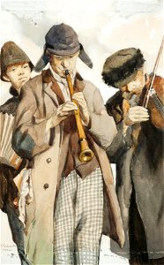 Rudolf Kremlicka Musikanten 1910