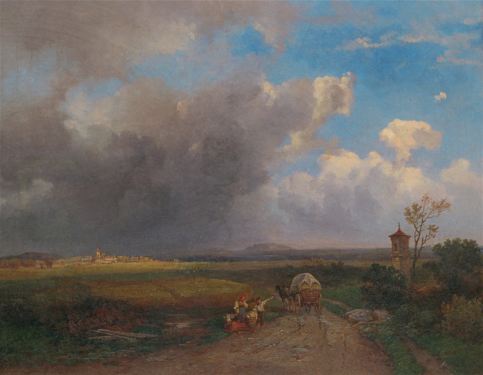Rudolf Lang - Podunajská krajina - M 112 - Ernest Zmeták Art Gallery