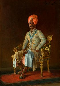 Rudolf Swoboda (1859-1914) - Sir Pratap Singh (1845-1922) - RCIN 403600 - Royal Collection