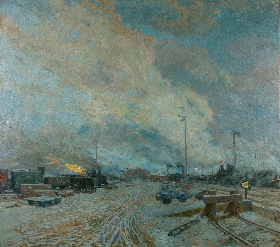 Rudolf Quittner - Frachtenbahnhof - 1124 - Österreichische Galerie Belvedere