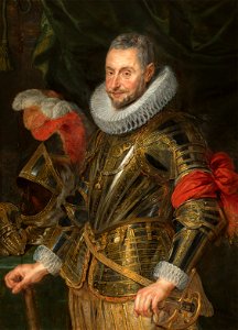Peter Paul Rubens - Portrait of Ambrogio Spinola (ca. 1625, National Gallery in Prague). Free illustration for personal and commercial use.
