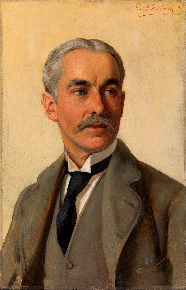 Rudolf Swoboda (1859-1914) - Lt.Col. Sir Fleetwood Edwards (1842-1910) - RCIN 400534 - Royal Collection