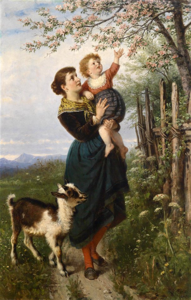 Rudolf Epp Die Kirschblüten 1885