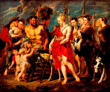 Peter Paul Rubens and Frans Snijders - Diana returning from the chase (ca.1617). Free illustration for personal and commercial use.