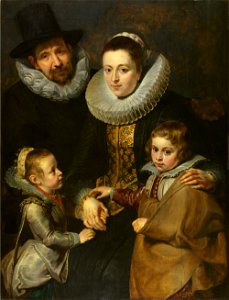 Peter Paul Rubens - Familie van Jan Brueghel de Oude. Free illustration for personal and commercial use.