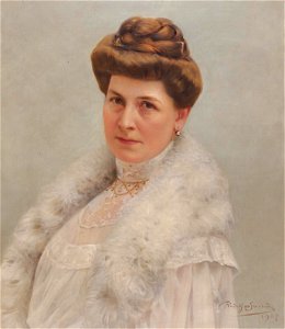 Rudolf Swoboda Portrait Frau Siegl 1907