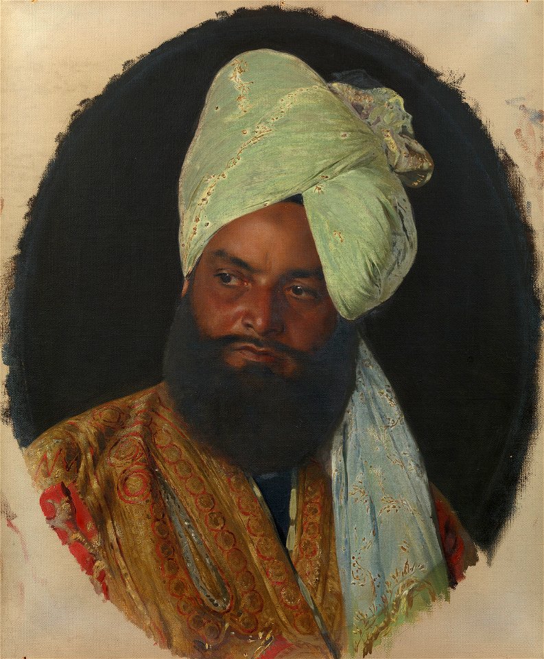 Rudolf Swoboda (1859-1914) - Mirza Yusuf Beg (d. 1918) - RCIN 403838 - Royal Collection