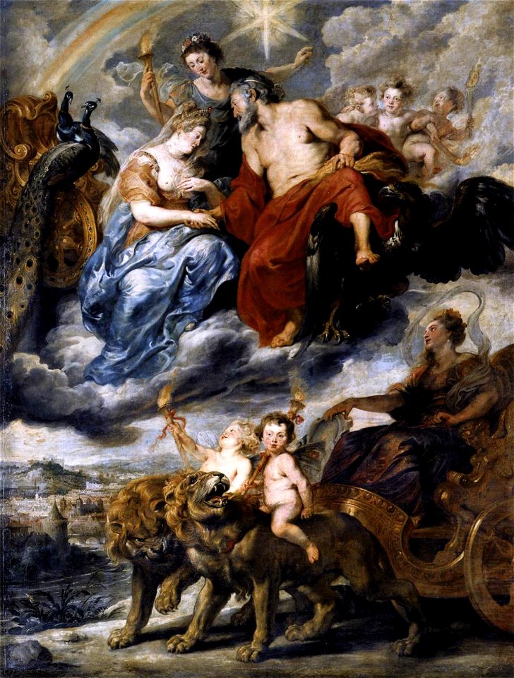 Rubens medici cycle meeting at Lyon