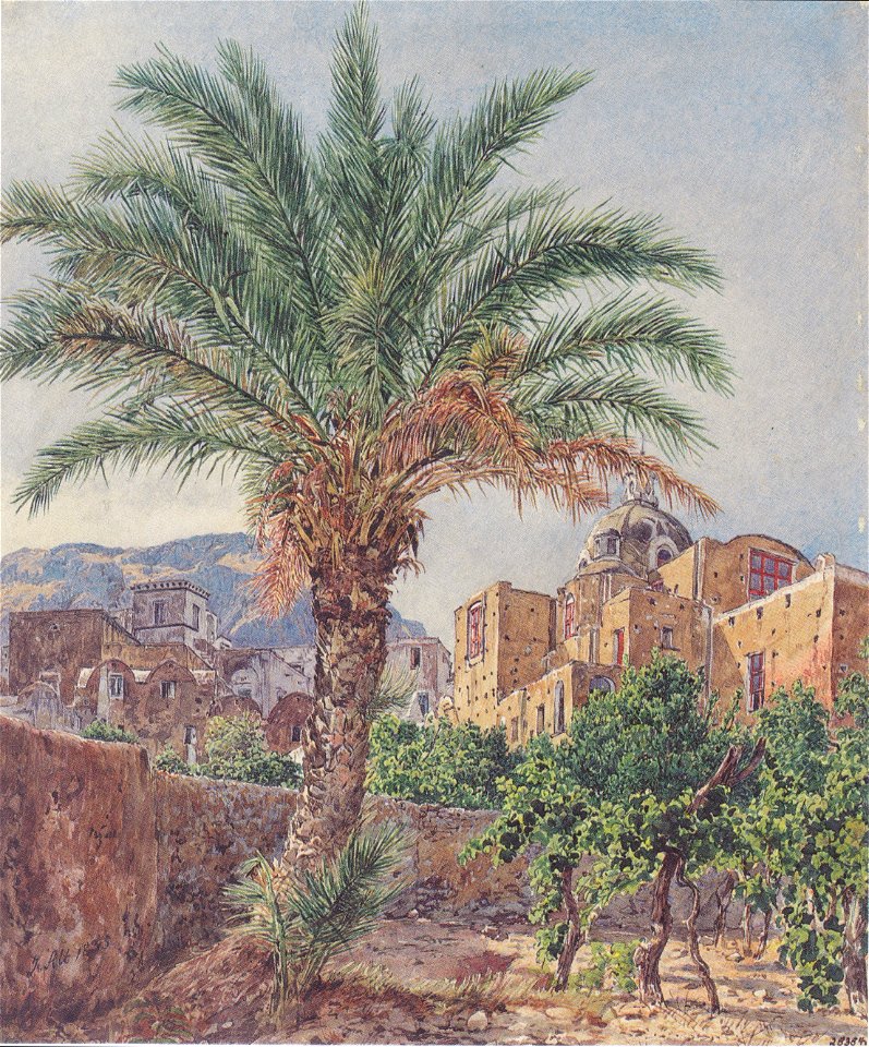 Rudolf von Alt - Der Dom von Capri - 1835
