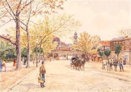 Rudolf Bernt Brücke der Verbindungsbahn mit dem Invalidenhaus
