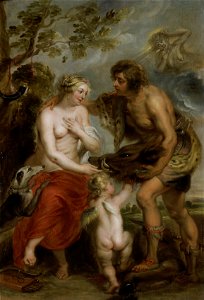 Peter Paul Rubens (studio of) - Meleager and Atalanta - Google Art Project. Free illustration for personal and commercial use.