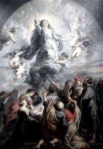 Rubens, Peter Paul - Assumption of Mary - Coll. Liechtenstein. Free illustration for personal and commercial use.