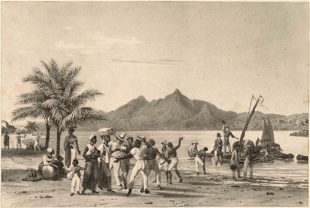 Rugendas - Voyage pittoresque dans le Brésil, fascicule 19, trad Golbéry, 1827 (page 13 crop)