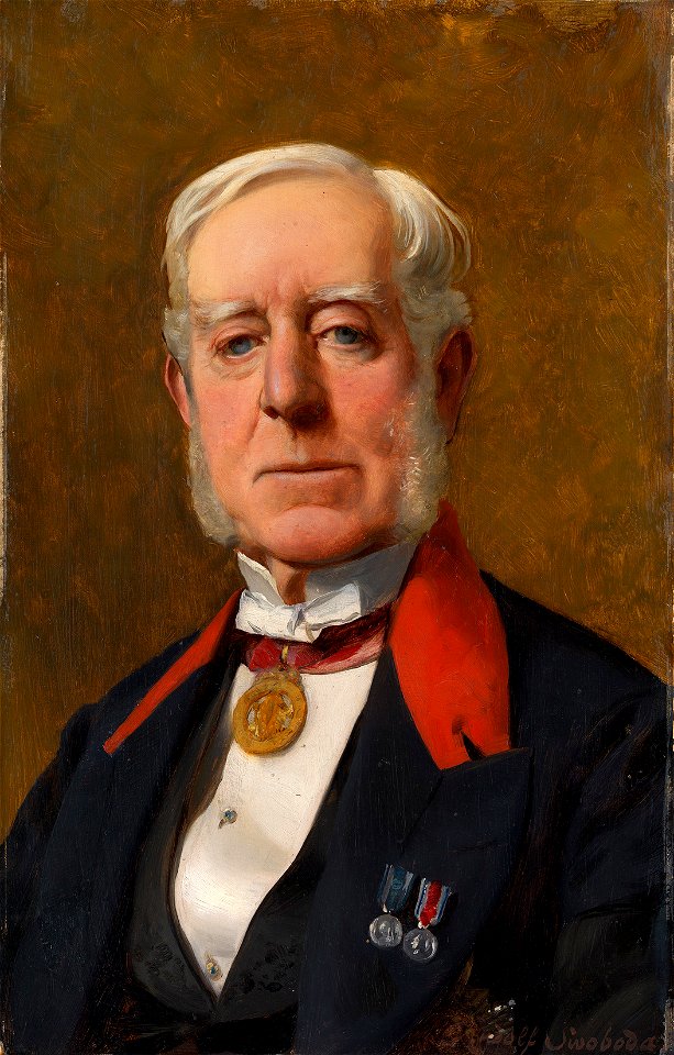 Rudolf Swoboda (1859-1914) - General Alexander Nelson Hood, 1st Viscount Bridport (1814-1904) - RCIN 400538 - Royal Collection