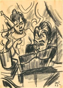 Rudolf Wacker Am Klavier 1923