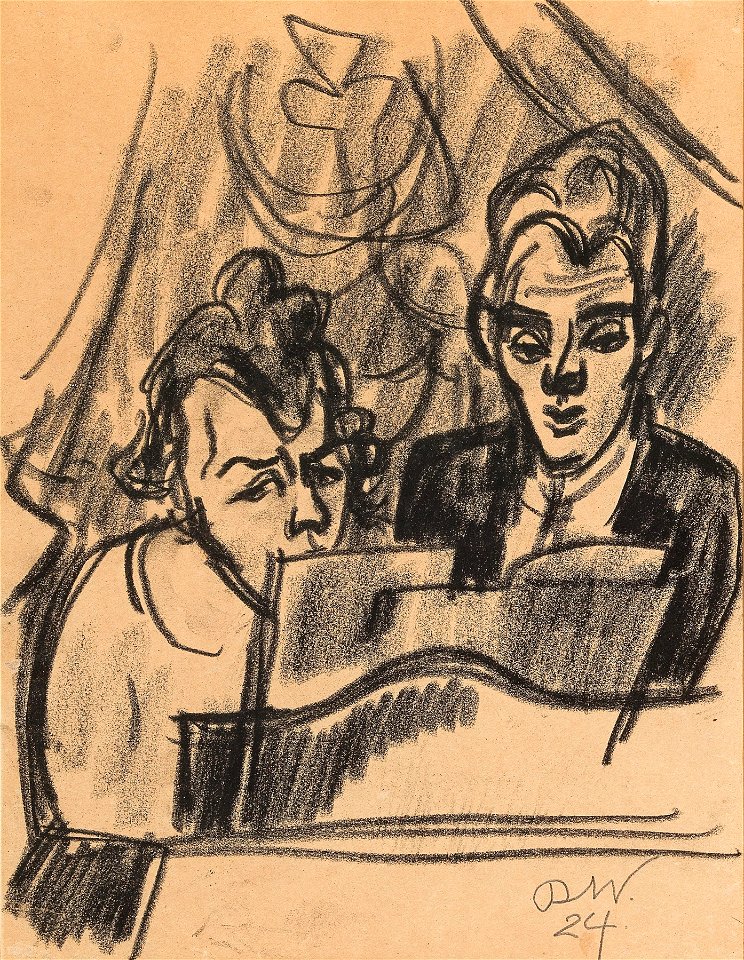 Rudolf Wacker Am Klavier 1924