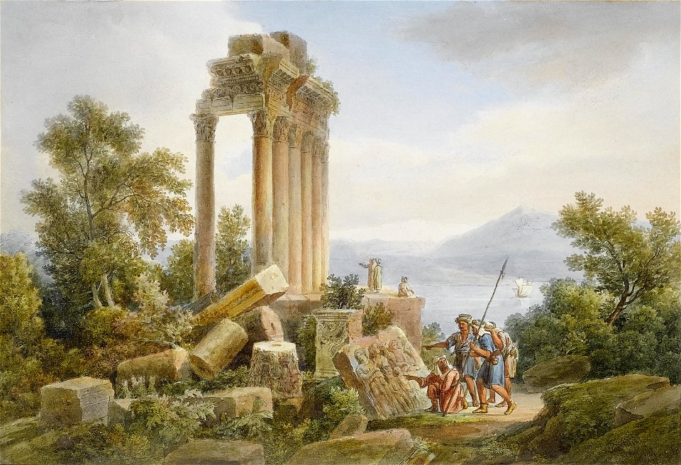 Ruines at the Black Sea, near Trebizond