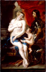 Rubens, Sir Peter Paul - Venus, Mars and Cupid - Google Art Project. Free illustration for personal and commercial use.