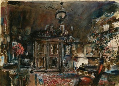 Rudolf von Alt Atelier 1905