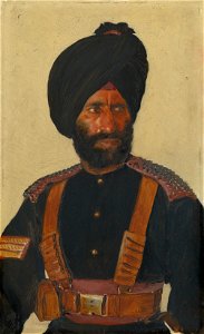 Rudolf Swoboda (1859-1914) - Bhal Singh - RCIN 403783 - Royal Collection