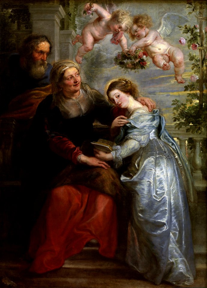 Peter Paul Rubens - The education of Maria