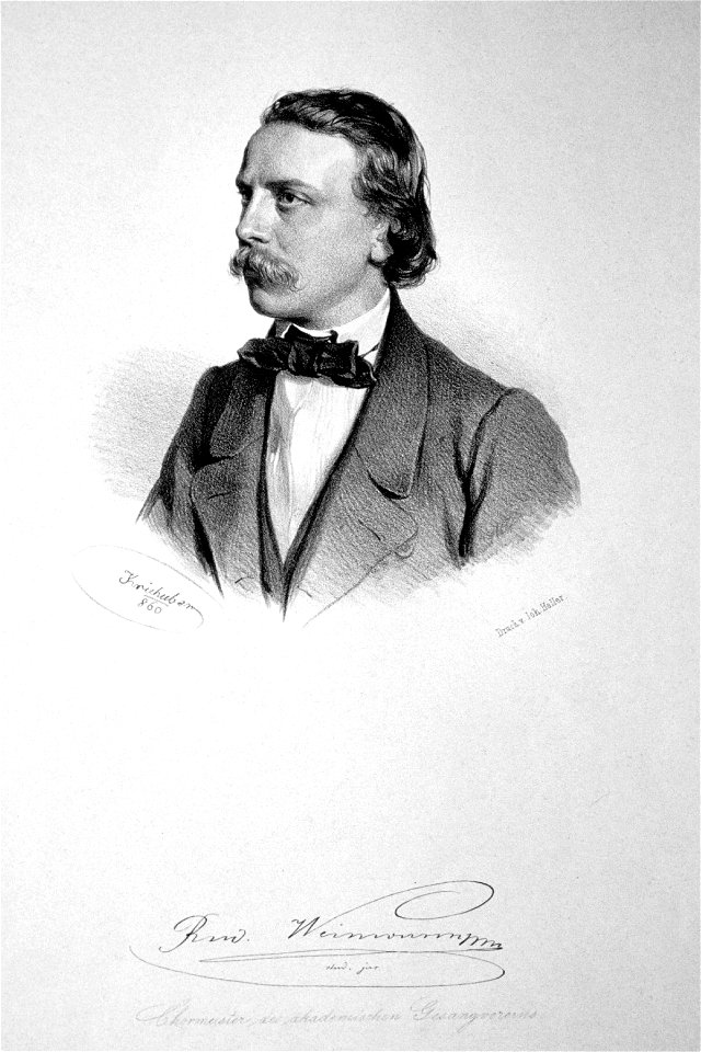 Rudolf Weinwurm Litho
