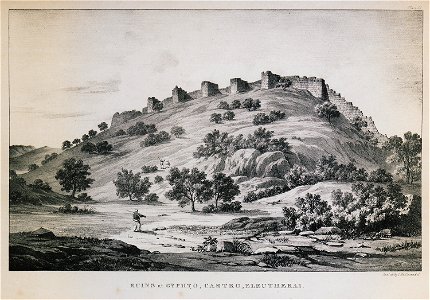 Ruins at Gyphto, Castro, Eleutherai - Dodwell Edward - 1834