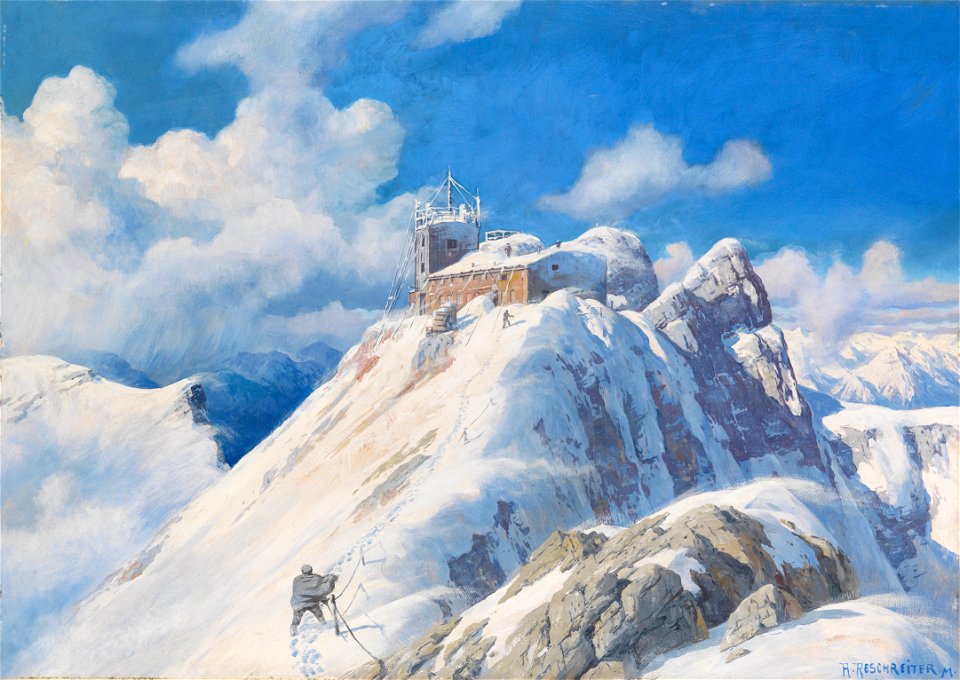 Rudolf Reschreiter Der Zugspitzgipfel