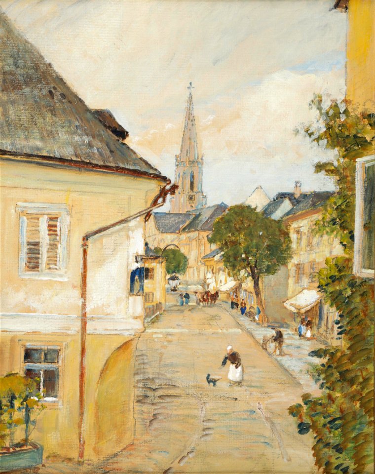 Rudolf Ribarz Aussicht aus meinem Fenster in Bad Hall