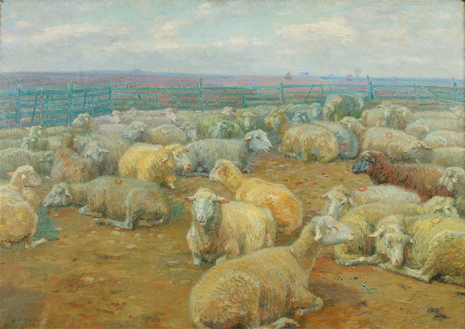 Rudolf Konopa - Schafpark - 668 - Österreichische Galerie Belvedere