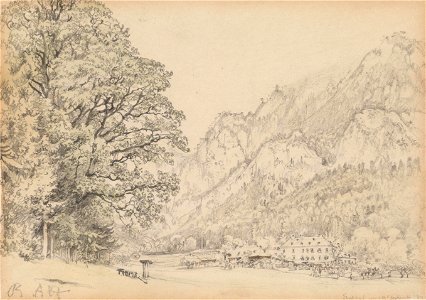 Rudolf von Alt Der Thalhof in Reichenau an der Rax 1884