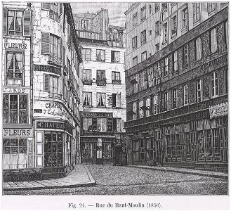 Rue du Haut-Moulin, 1830