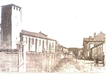 Rue tinarrage de Brocas (carte ancienne)