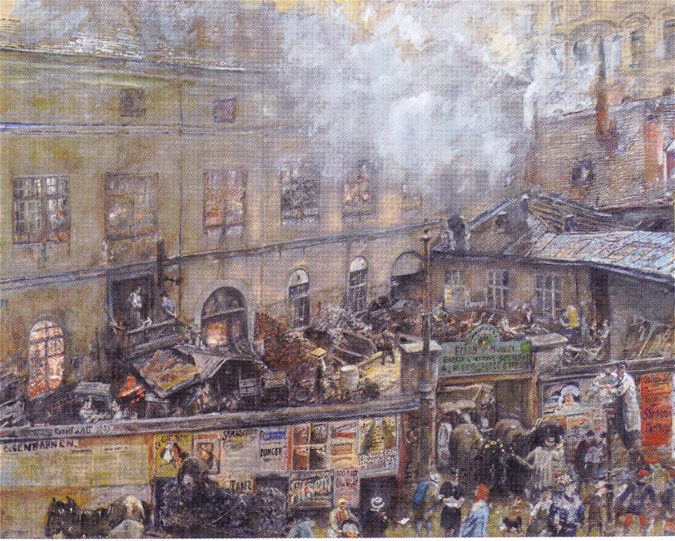 Rudolf von Alt - Die Eisengießerei Kitschelt in der Skodagasse in Wien, 1903