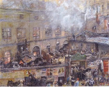 Rudolf von Alt - Die Eisengießerei Kitschelt in der Skodagasse in Wien, 1903