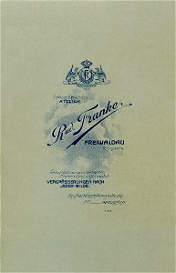 Rud.Franke Freiwaldau
