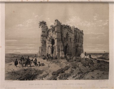 Ruinas árabes en Humanejos, de Jenaro Pérez Villaamil