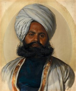 Rudolf Swoboda (1859-1914) - Sheikh Muhammad Bukhsh - RCIN 403834 - Royal Collection