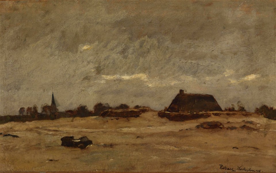 Rudolf Ribarz Abendstimmung in Westerland