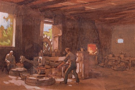 Rudolf Weber In der Schmiede