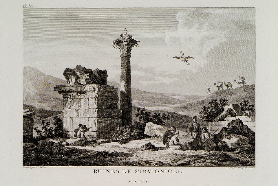 Ruines de Stratonicée - Choiseul-gouffier Gabriel Florent Auguste De - 1782
