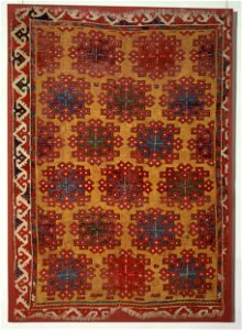 Rug with Interlaced Rosettes - Google Art Project