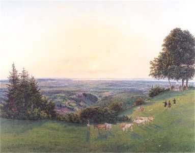 Rudolf von Alt Aussicht von der Rosalienkapelle 1837