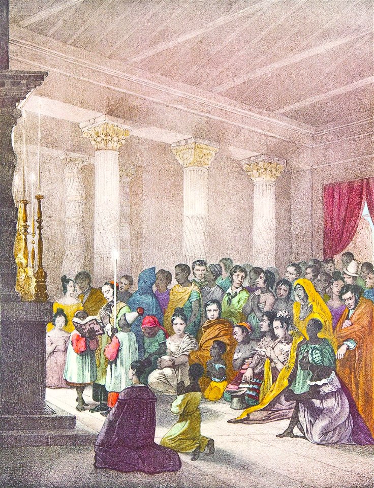 Rugendas - Missa na Igreja de Nossa Senhora da Candelária em Pernambuco